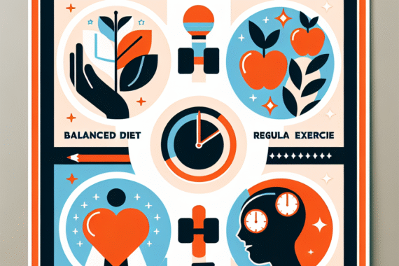 Poster: Hidup Sehat Dimulai dari Kebiasaan Sederhana yang Positif dan