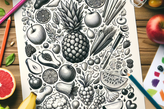 Kreasi Poster Makanan Sehat: Inspirasi Mudah untuk Digambar