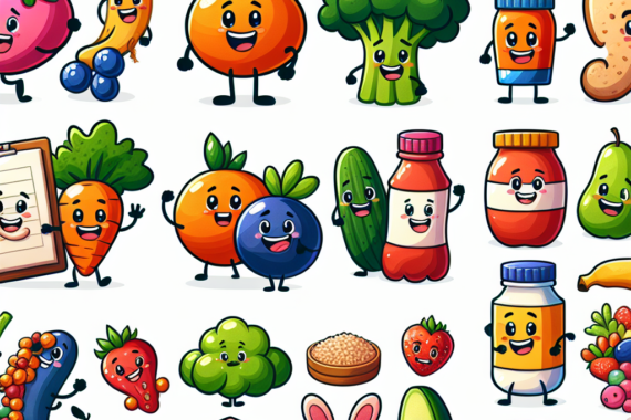 10 Creative Cartoon Images of Healthy Food to Encourage Kids' Nutrition