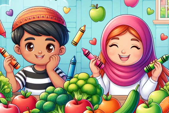 Panduan Mewarnai Makanan Sehat untuk Anak yang Menyenangkan dan Edukatif